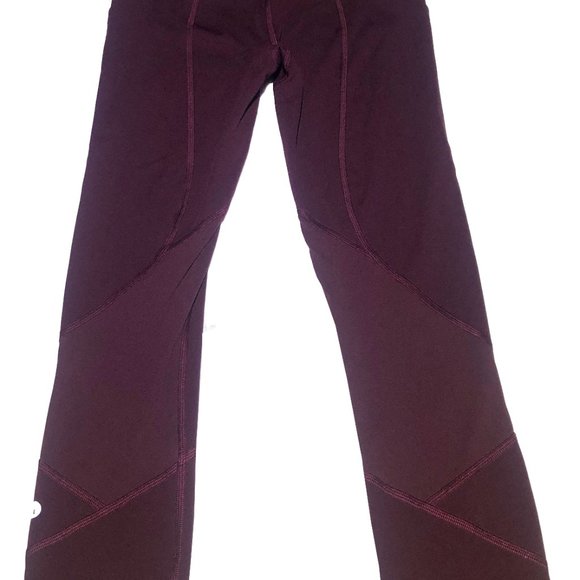lululemon  wine leggings - Picture 3 of 7